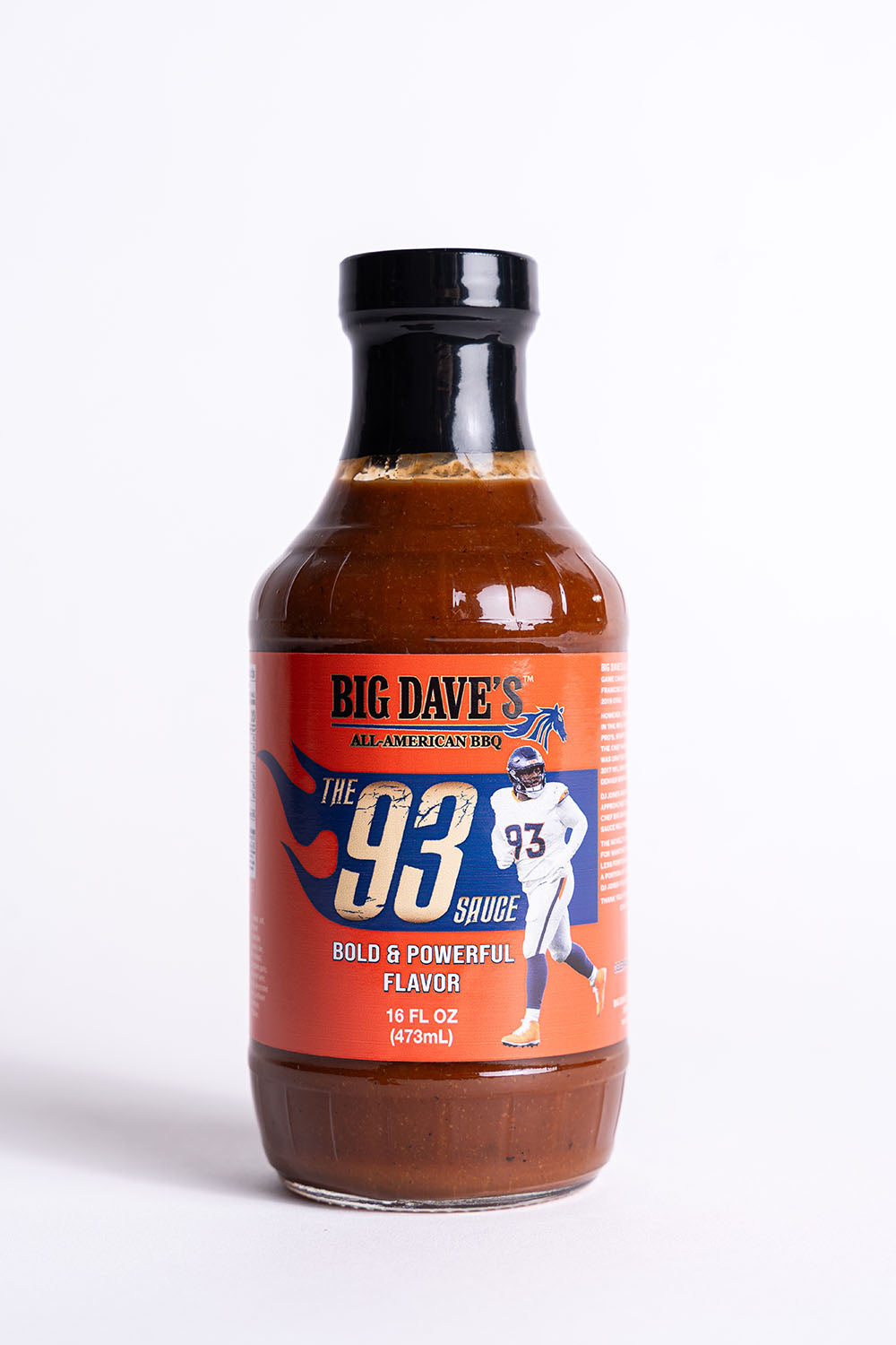 BIG DAVE’S ALL-AMERICAN "93" BBQ SAUCE (16 OZ. BOTTLES)
