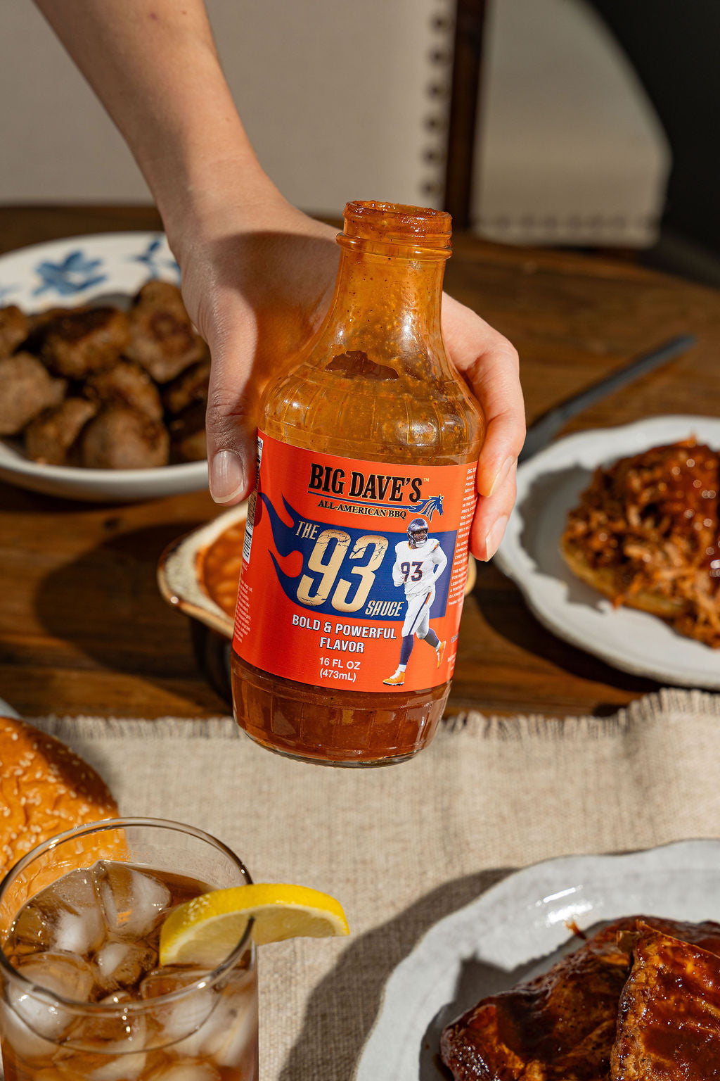 BIG DAVE’S ALL-AMERICAN "93" BBQ SAUCE (16 OZ. BOTTLES)
